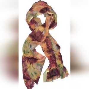 Bindya New York Autumn Theme 100% Viscose XLarge 80"x28" Rectangle Designe Scarf